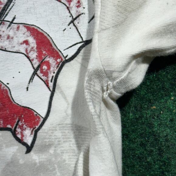 Vintage Y2K Ecko Unltd Fearless Grunge Gothic AOP Wings Tee XL 23x29 Rare - Picture 5 of 9